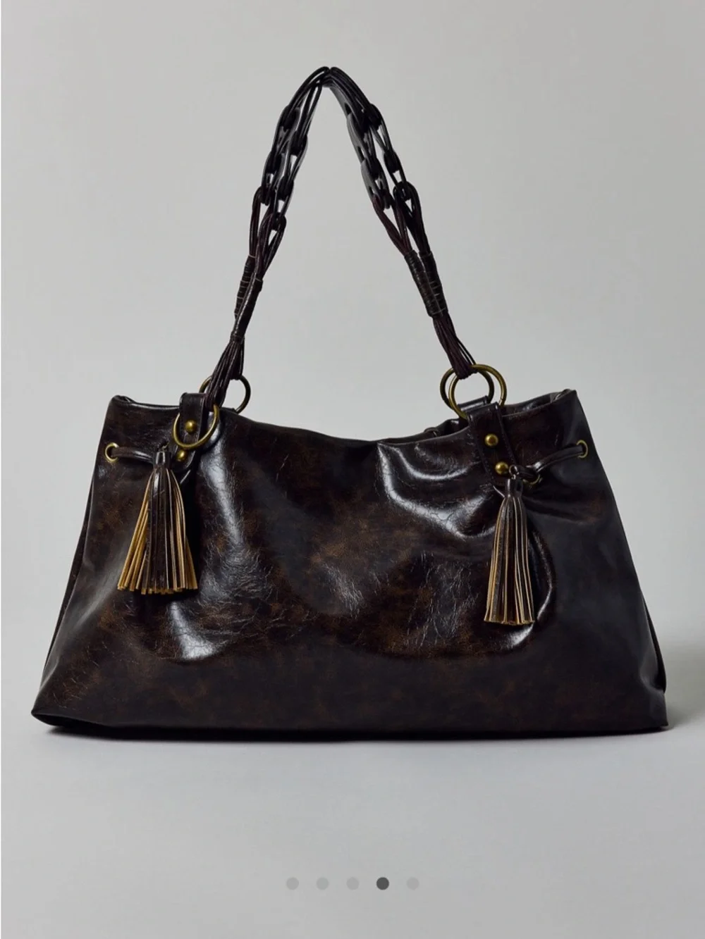 Silence + Noise Washed Faux Leather
Tote Bag - Picture 4 of 6